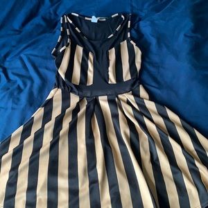 Striped tank top dress